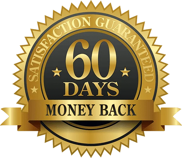 60 day money back guarantee